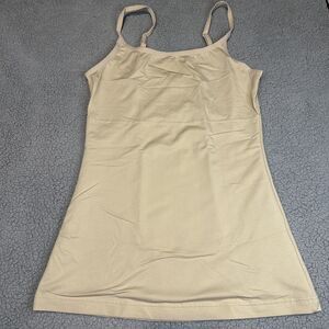 Flexees By Maidenform Camisole L Beige Adjustable Strap #3266